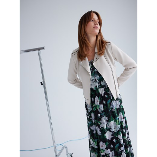 Mohito - Beżowa ramoneska - beżowy Mohito 42 Mohito