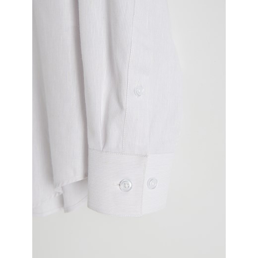 Reserved koszula męska z klasycznym kołnierzykiem biała z długimi rękawami 
