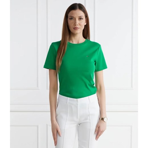 Tommy Hilfiger T-shirt | Slim Fit ze sklepu Gomez Fashion Store w kategorii Bluzki damskie - zdjęcie 169857980
