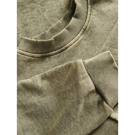 Reserved - Bluza z efektem sprania - zielony Reserved 116 (5-6 lat) Reserved