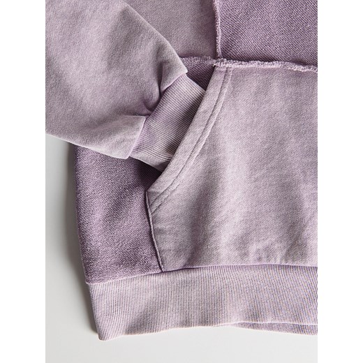 Reserved - Bluza z ozdobnymi wstawkami - lawendowy Reserved 122 (6-7 lat) Reserved