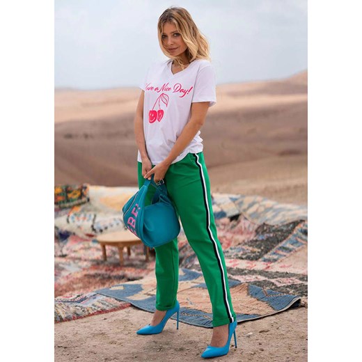miss goodlife Spodnie w kolorze zielonym ze sklepu Limango Polska w kategorii Spodnie damskie - zdjęcie 169861863