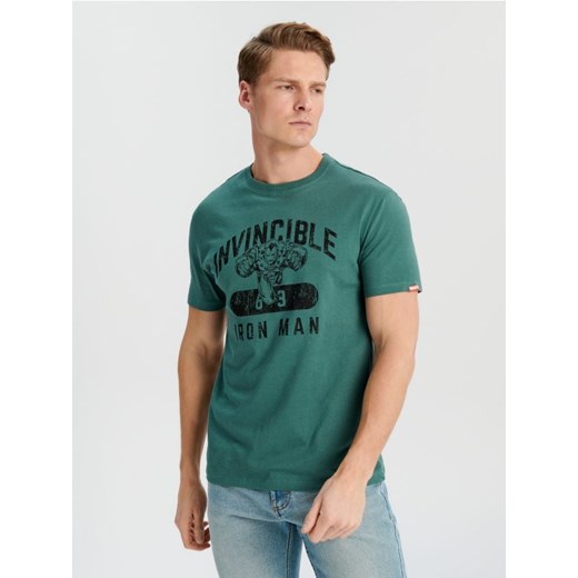 Sinsay - Koszulka MARVEL - zielony ze sklepu Sinsay w kategorii T-shirty męskie - zdjęcie 169863843