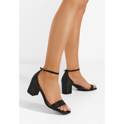 Czarne eleganckie sandały Meara S ze sklepu Zapatos w kategorii Sandały damskie - zdjęcie 169863922