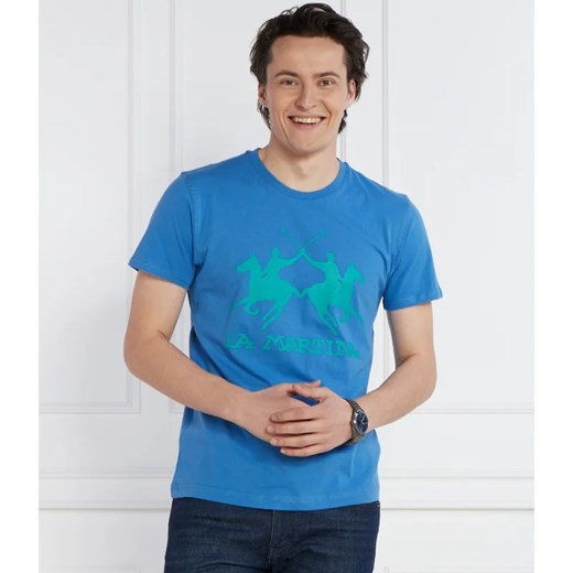 T-shirt męski La Martina z krótkimi rękawami