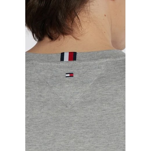 T-shirt męski Tommy Hilfiger z krótkim rękawem szary 