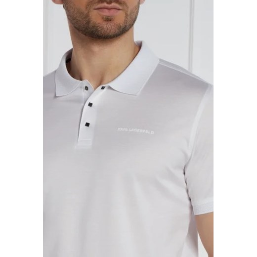 T-shirt męski Karl Lagerfeld na lato bawełniany 