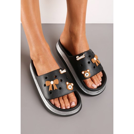 Klapki damskie Born2be z gumy 