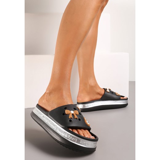 Klapki damskie Born2be bez zapięcia 