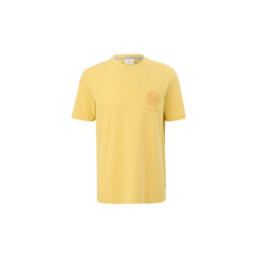 s.Oliver T-Shirt 2129464 Żółty Regular Fit XL MODIVO
