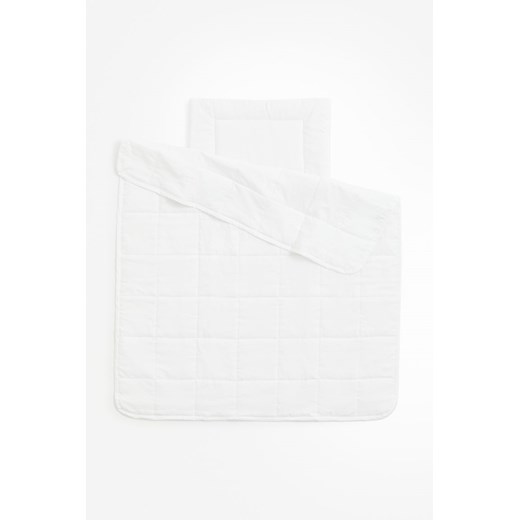 H & M - Kołderka i poduszka niemowlęca - Biały ze sklepu H&M w kategorii Tekstylia dziecięce - zdjęcie 169871640