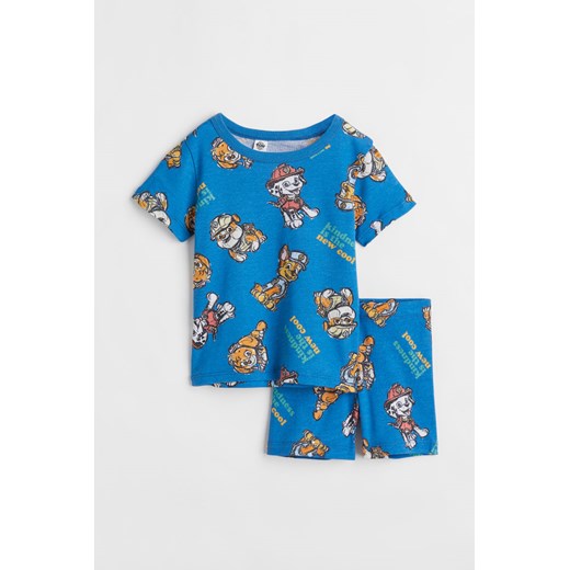 H & M - Bawełniana piżama - Niebieski ze sklepu H&M w kategorii Piżamy dziecięce - zdjęcie 169871780