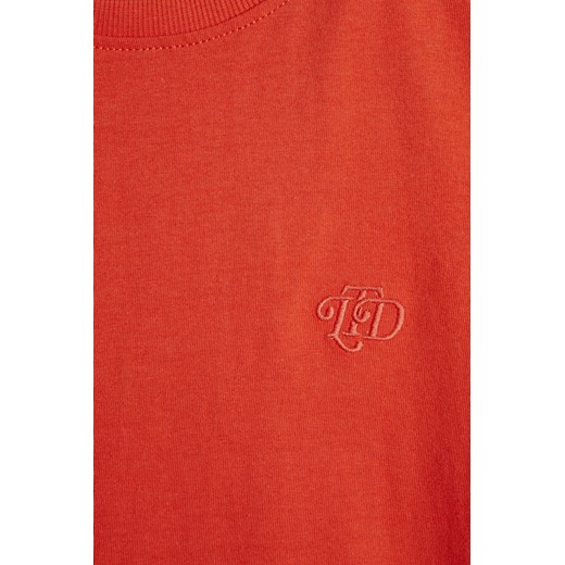 Bawełniany pomarańczowy t-shirt - unisex - Limited Edition 158 5.10.15