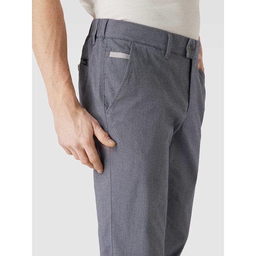 Spodnie materiałowe z guzikiem i zamkiem błyskawicznym model ‘THILO’ Eurex By Brax 52 Peek&Cloppenburg 