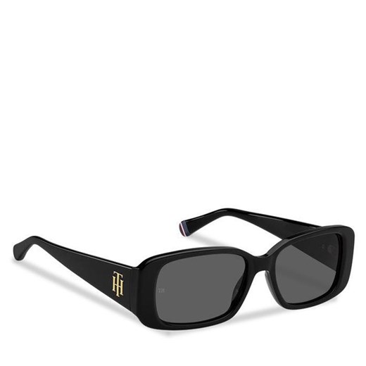 Okulary przeciwsłoneczne Tommy Hilfiger 1966/S 205367 Czarny ze sklepu eobuwie.pl w kategorii Okulary przeciwsłoneczne damskie - zdjęcie 169875874