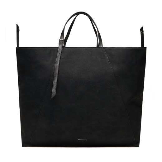 Torebka Calvin Klein Ck Fold K60K611657 Czarny ze sklepu eobuwie.pl w kategorii Torby Shopper bag - zdjęcie 169875883