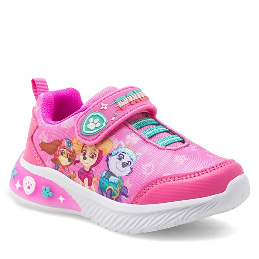 Buty sportowe dziecięce różowe na rzepy
