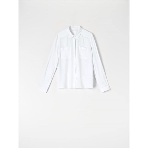 Sinsay - Koszula z wiskozy - biały Sinsay XXL Sinsay