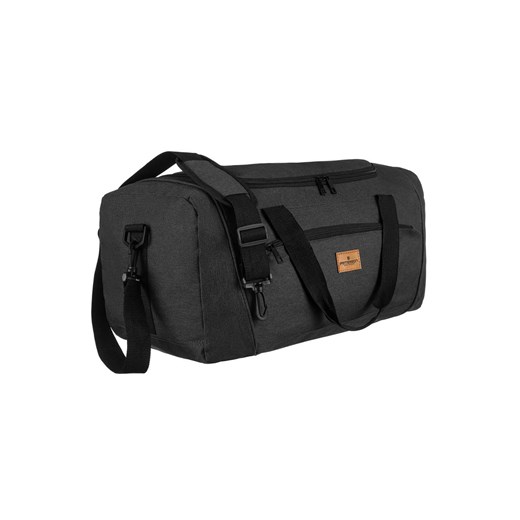 Sportowa torba szara podróżna unisex z poliestru - Peterson ze sklepu 5.10.15 w kategorii Torby podróżne - zdjęcie 169880130