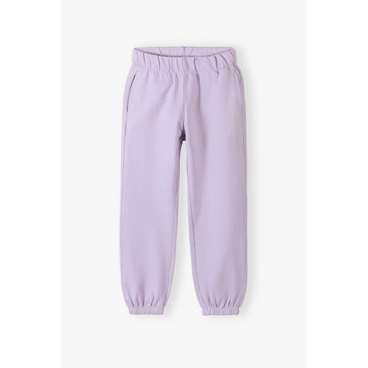 Fioletowe spodnie dresowe dla dziewczynki - comfort fit - Lincoln&Sharks Lincoln & Sharks By 5.10.15. 152 5.10.15