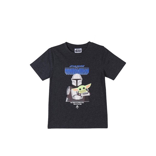 Czarna koszulka chłopięca Mandalorian ze sklepu 5.10.15 w kategorii T-shirty chłopięce - zdjęcie 169880400