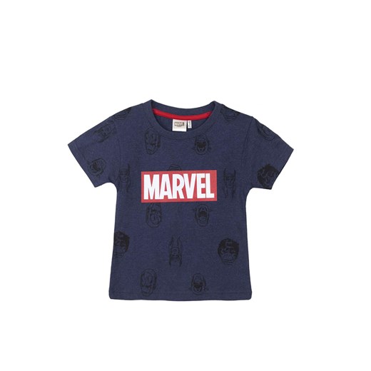 Granatowa koszulka chłopięca Marvel ze sklepu 5.10.15 w kategorii T-shirty chłopięce - zdjęcie 169880464