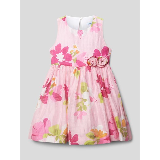 Sukienka midi z mieszanki lnu z kwiatowym wzorem ze sklepu Peek&Cloppenburg  w kategorii Sukienki dziewczęce - zdjęcie 169882313