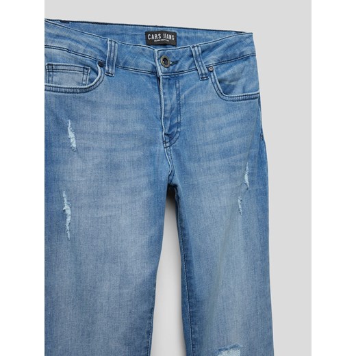 Jeansy z efektem znoszenia i wpuszczanymi kieszeniami model ‘Rocky’ Cars Jeans 164 Peek&Cloppenburg 