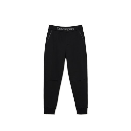 Cropp - Czarne dresowe joggery - czarny ze sklepu Cropp w kategorii Spodnie męskie - zdjęcie 169883272