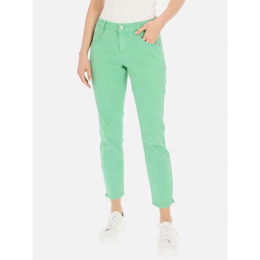 Zielone letnie jeansy damskie z rozporkami Red Button Sissy ze sklepu Eye For Fashion w kategorii Jeansy damskie - zdjęcie 169883620