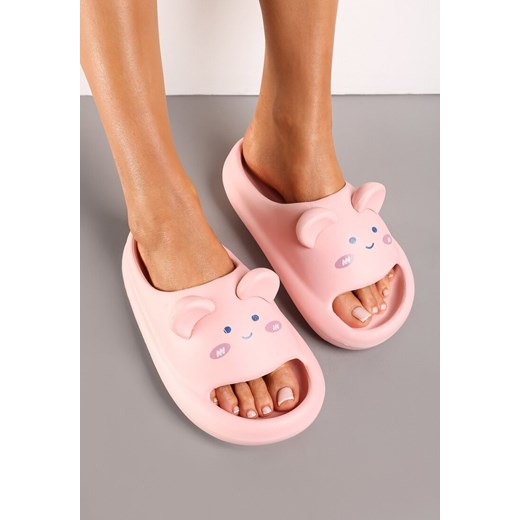 Klapki damskie Born2be bez zapięcia casual