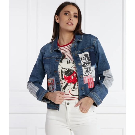 Desigual Kurtka jeansowa DESIGUAL X MICKEY MOUSE ze sklepu Gomez Fashion Store w kategorii Kurtki damskie - zdjęcie 169890820