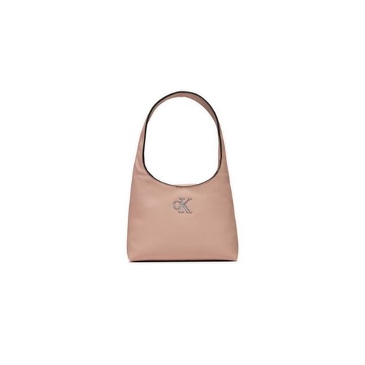 Calvin Klein Jeans Torebka Minimal Monogram A Shoulderbag T K60K611820 Różowy ze sklepu MODIVO w kategorii Torby Shopper bag - zdjęcie 169896191