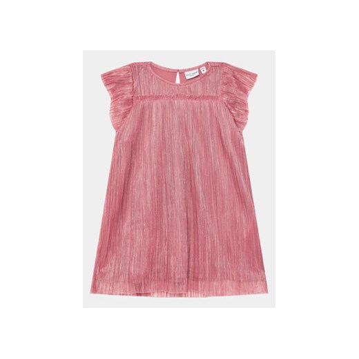 NAME IT Sukienka elegancka 13224607 Różowy Regular Fit ze sklepu MODIVO w kategorii Sukienki niemowlęce - zdjęcie 169896332