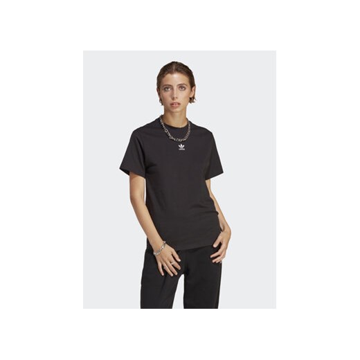 adidas T-Shirt Adicolor Essentials Regular T-Shirt IC1826 Czarny Regular Fit ze sklepu MODIVO w kategorii Bluzki damskie - zdjęcie 169896374