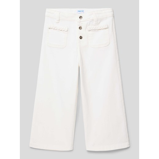 Spodnie o luźnym kroju z listwą guzikową ze sklepu Peek&Cloppenburg  w kategorii Spodnie damskie - zdjęcie 169905862