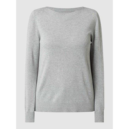 Sweter z mieszanki bawełny i wiskozy ze sklepu Peek&Cloppenburg  w kategorii Swetry damskie - zdjęcie 169906541