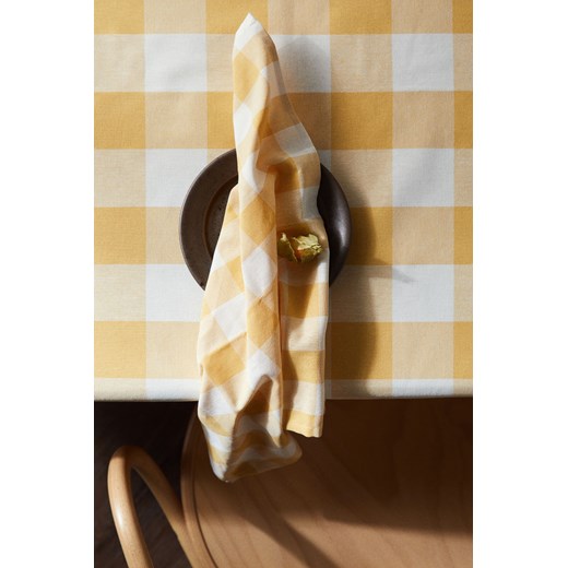 H & M - Bawełniana serwetka 2-pak - Żółty ze sklepu H&M w kategorii Ścierki kuchenne - zdjęcie 169907643