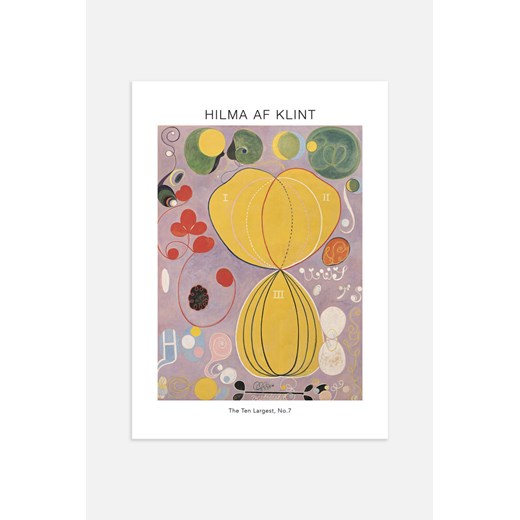H & M - Art No.7 By Hilma Af Klint Plakat - Różowy ze sklepu H&M w kategorii Plakaty - zdjęcie 169907833