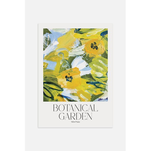 H & M - Yellow Poppy Plakat - Zielony ze sklepu H&M w kategorii Dekoracje ścienne - zdjęcie 169907891