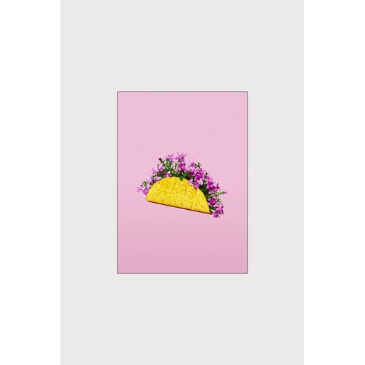H & M - Supermercat - Flower Taco - Różowy ze sklepu H&M w kategorii Dekoracje ścienne - zdjęcie 169907911