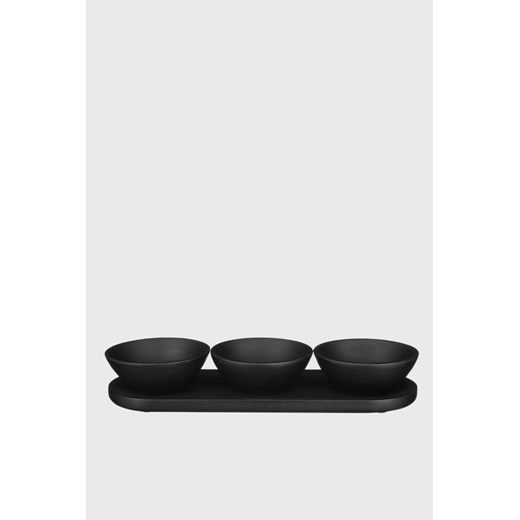 H & M - Taca Z 3 Miskami - Czarny ze sklepu H&M w kategorii Miski - zdjęcie 169908622