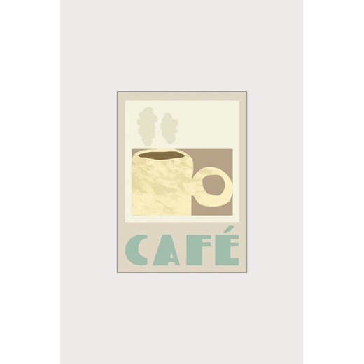 H & M - French Toast Studio - Cheer Up Cafe - Pomarańczowy ze sklepu H&M w kategorii Dekoracje ścienne - zdjęcie 169908633