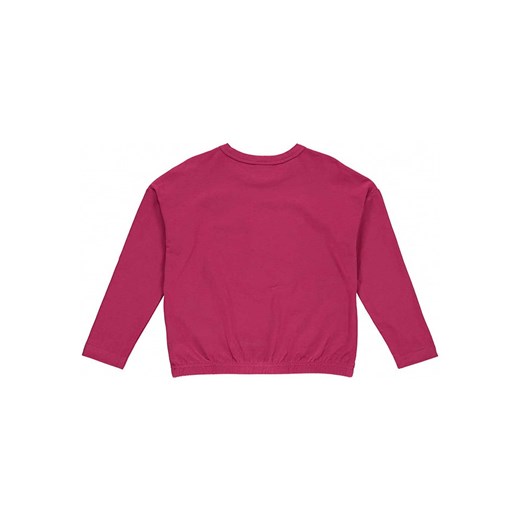Bluzka dziewczęca różowa Fred`s World By Green Cotton z aplikacjami  