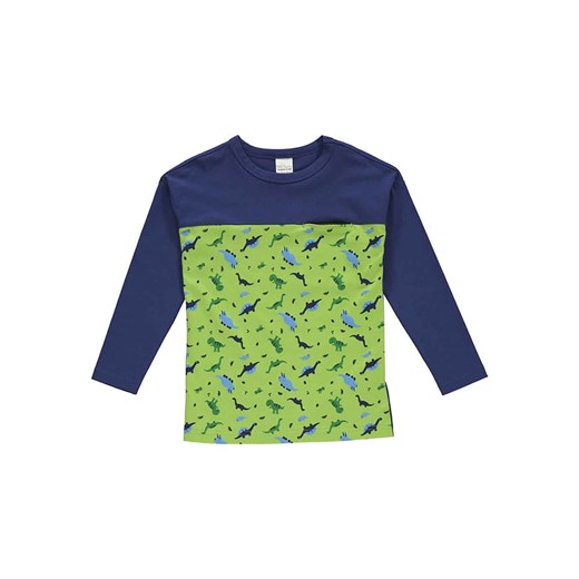 Fred´s World by GREEN COTTON Koszulka &quot;Dinosaur&quot; w kolorze granatowo-zielonym ze sklepu Limango Polska w kategorii T-shirty chłopięce - zdjęcie 169909752