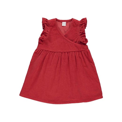 Fred´s World by GREEN COTTON Sukienka sztruksowa w kolorze czerwonym ze sklepu Limango Polska w kategorii Sukienki dziewczęce - zdjęcie 169909880
