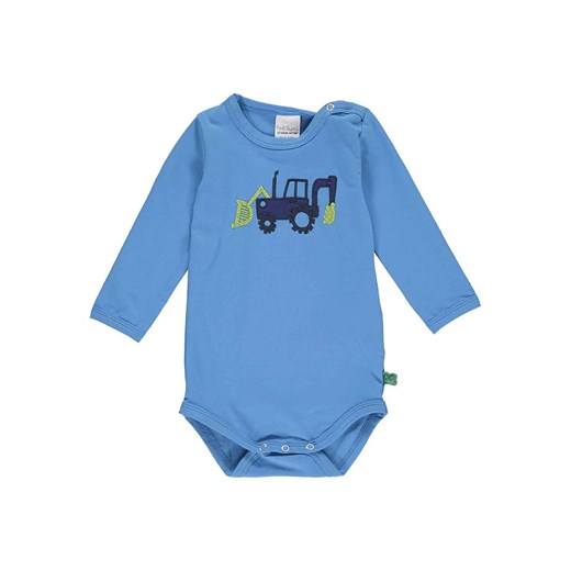 Fred´s World by GREEN COTTON Body &quot;Tractor&quot; w kolorze błękitnym ze sklepu Limango Polska w kategorii Body niemowlęce - zdjęcie 169909914