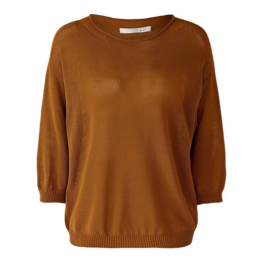 Oui Sweter w kolorze karmelowym ze sklepu Limango Polska w kategorii Swetry damskie - zdjęcie 169910142