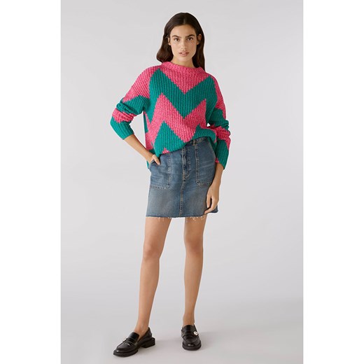Oui Sweter w kolorze różowo-zielonym ze sklepu Limango Polska w kategorii Swetry damskie - zdjęcie 169910271