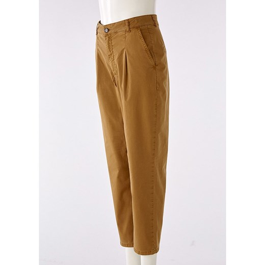 Oui Spodnie w kolorze jasnobrązowym ze sklepu Limango Polska w kategorii Spodnie damskie - zdjęcie 169910302